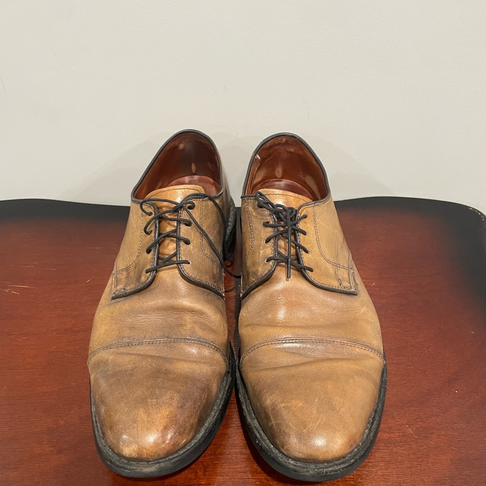 Allen Edmonds Men’s Park Avenue Cap-toe Derby Dress Shoe Sz 10.5
